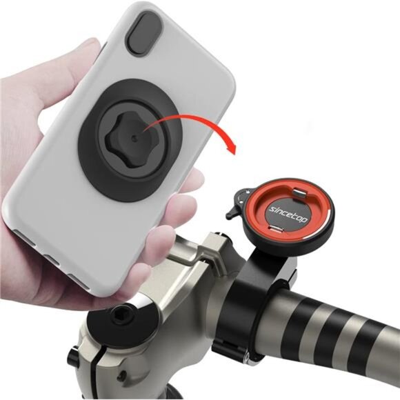 Bike Phone Mount,Motorcycle Phone Holder with Universal Adapter - Picture 1 of 7